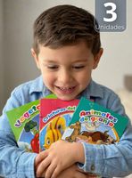 Pack 3 Libros Para Colorear y Pintar Educativo Con Stickers Diseño Surtido