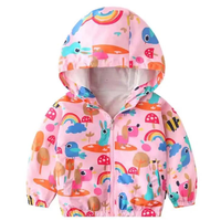 Chaqueta Cortaviento Impermeable Estampada Niña y Bebé Jump Kids