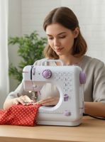 Mini Máquina De Coser Multifuncional Portátil