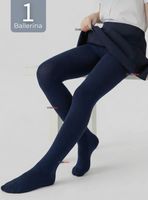 Ballerinas Escolares para Niña Algodón Azul