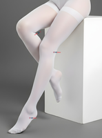 Pack 3 Pantys Semitransparentes Elasticadas Oficina Blanca