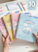 Pack 10 Cuadernos Universitarios Cinnamoroll 100 Hojas Proarte Diseños Surtidos