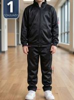 Conjunto Escolar Buzo Pantalón Y Polerón Tela Sintética Niño y Niña Unisex Color Azul 3 a 16 años