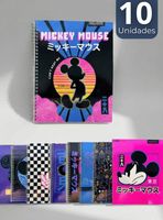 Pack 10 Cuadernos Universitarios Mickey Mouse Pop Proarte 7mm de 100 Hojas Diseño Surtido
