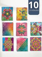Pack 10 Cuadernos Universitario Mandalas Proarte 7mm 100 hojas Diseño Surtido