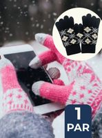 Guantes 20CM Táctil Lana Acrílica Adulto Colores Surtidos