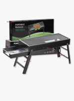 Mini Parrillera De Carbón Plegable Portátil de Acero Camping