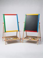 Pizarra Infantil 2 en 1 Tiza Plumon y Magnética Estilo Montessori de 64cm para Niños