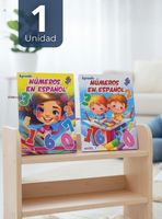 Libro De Aprendizaje Números En Español Educativo Diseños Surtidos