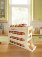 Organizador Dispensador De Huevos 4 Niveles Huevera