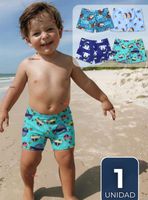 Short de Playa Niños Traje De Baño Pantalón Corto Diseños Surtidos