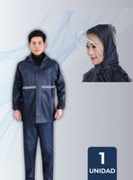 Poncho Impermeable Adulto Unisex Negro