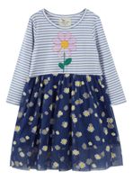 Vestido Manga Larga Tul Niña