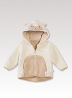 Chaqueta Polar Manga Larga Con Capucha Niña y Niño Jump Kids.