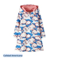 Polerón con Capucha Jump Kids Bebe Niña Unicornio Nubes