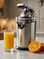Exprimidor de cítricos Oster® de acero inoxidable FPSTJU4200 Versión 2026