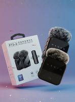 Pack 2 Micrófonos Inalámbrico 3 En 1 Para Celular iPhone y Android Profesional Lavalier