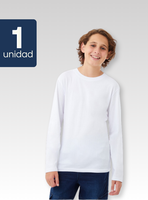 Camiseta Polar Primera Capa Polera Invierno Niño