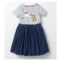 Vestido Manga Corta Niña Falda Unicornio Jump Kids