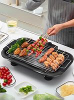 Parrillera Eléctrica Asador 2000W de Potencia Antiadherente Negro