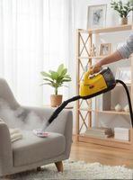 Limpiador A Vapor Sanitizador Multiuso de 1800w Amarillo 1000ml Multifunción 15 En 1