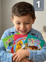 Libro Para Colorear y Pintar Educativo Con Stickers Diseño Surtido