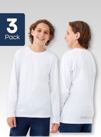 Pack 3 Camisetas Polar Primera Capa Poleras Invierno Niño