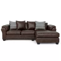 Sofá Seccional 4 Cuerpos XL Con Resorte Estructural Grandón Envejecido