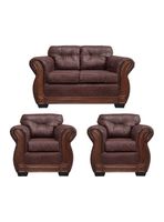 Living Con Respaldo Confortable 4 Personas Taurus 2+1+1 Envejecido X