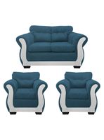 Living Con Resorte Estructural 4 Cuerpos 2+1+1 Taurus Chenille Premium Edición Limitada