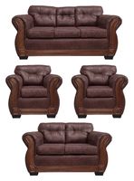 Living Con Respaldo Confortable 7 Personas Taurus 3+2+1+1 Envejecido X