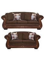 Living Con Resorte Estructural 7 Cuerpos Búfalo 4+3 Chenille X