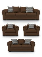 Living 9 Cuerpos 4+3+1+1 XL Con Resorte Estructural Grandón Chenille