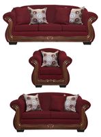 Living Con Resorte Estructural 8 Cuerpos Búfalo 4+3+1 Chenille X