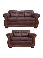 Living Con Respaldo Confortable 5 Personas Taurus 3+2 Envejecido X