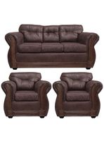 Living Con Respaldo Confortable 5 Personas Taurus 3+1+1 Envejecido X