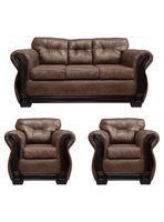 Living Con Respaldo Confortable 5 Personas Taurus 3+1+1 Envejecido