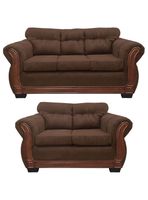 Living Con Respaldo Confortable 5 Personas Taurus 3+2 Chenille X