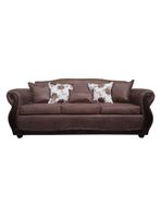 Sofá Con Resorte Estructural 4 Cuerpos Grand Santi Envejecido