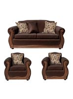 Living Con Resorte Estructural 5 Cuerpos 3+1+1 Gran Santi Chenille X