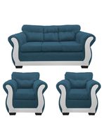 Living Con Resorte Estructural 5 Cuerpos 3+1+1 Taurus Chenille Premium Edición Limitada