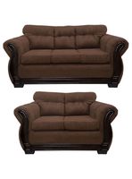 Living Con Respaldo Confortable 5 Personas Taurus 3+2 Chenille