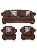 Living Con Resorte Estructural 6 Cuerpos Búfalo 4+1+1 Chenille X