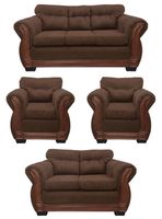 Living Con Respaldo Confortable 7 Personas Taurus 3+2+1+1 Chenille X