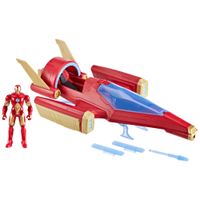 Figura de Acción Marvel Avengers Epic Hero Series Iron Man Jet de Combate