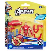 Figura de Acción Marvel Avengers Epic Hero Series Iron Man Con Equipamiento de Batalla