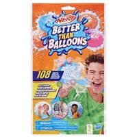 Cápsulas de Agua Nerf Better Than Balloons 108 Unidades