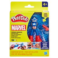 Masas y Plastilinas Play Doh Marvel Capitán América Escudo Sello