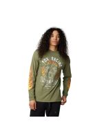 Polera Lifestyle Manga Larga Parkerboss Verde Fox