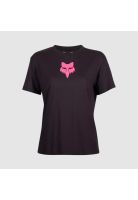Polera Lifestyle Mujer Fox Head Negro/Rosado Fox